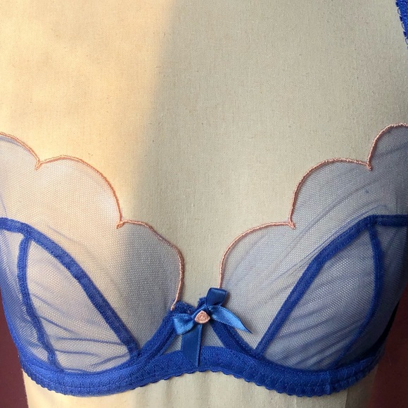 Lorna AP  blue/peach Bra - Picture 7 of 11